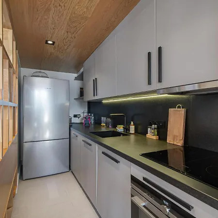 公寓 Triplex Elegant A 1850 Avec Cheminee Et Parking - Fr-1-564-90 谷雪维尔