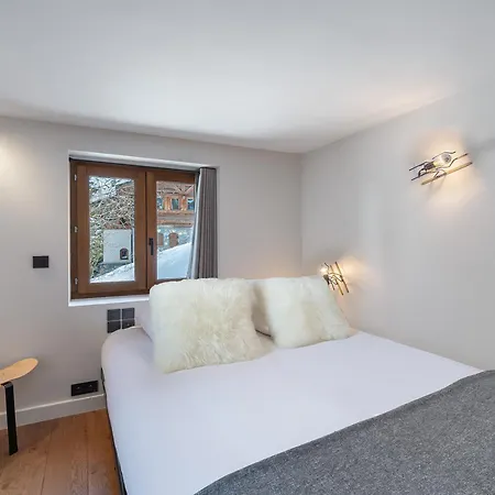 公寓 Triplex Elegant A 1850 Avec Cheminee Et Parking - Fr-1-564-90 谷雪维尔