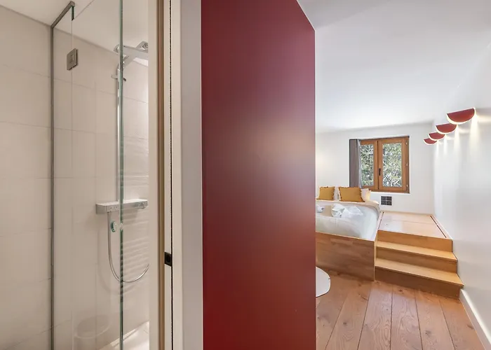 Triplex Elegant A 1850 Avec Cheminee Et Parking - Fr-1-564-90 公寓 谷雪维尔